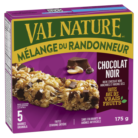 Mélange du randonneur chocolat noir | Barres granola moelleuses ...